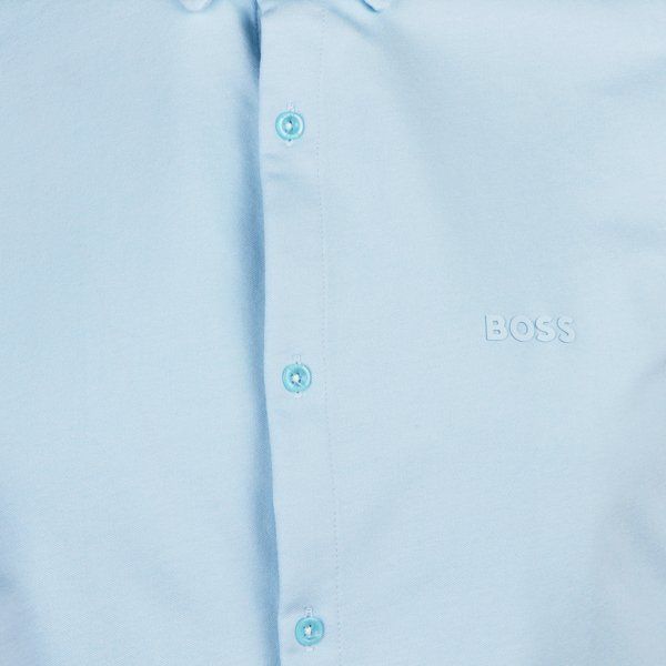 Mens Light Blue Biadia Reg Fit S/s Shirt