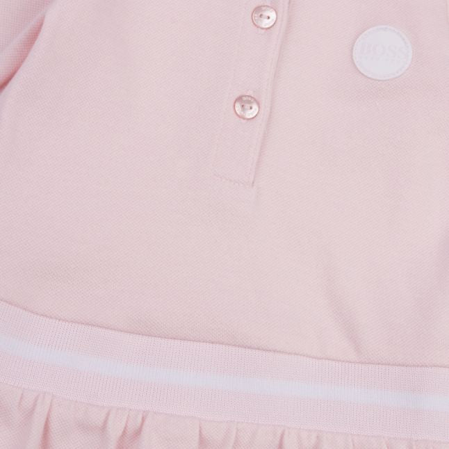 Baby Pale Pink Branded Polo Tennis Dress