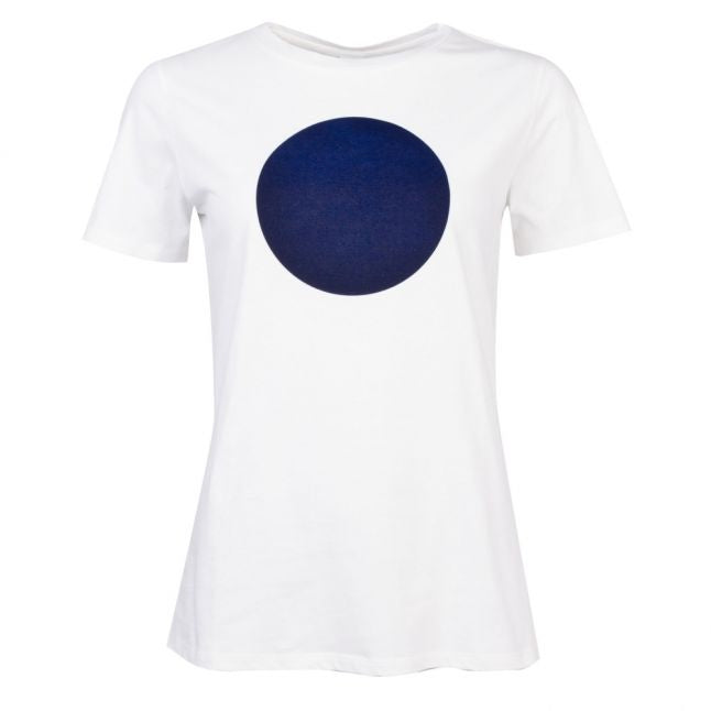 Casual Womens White Teround S/s T Shirt