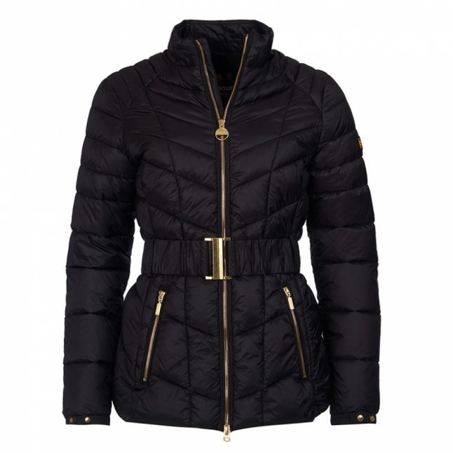 Womens Black Morzine Quilted Jacket