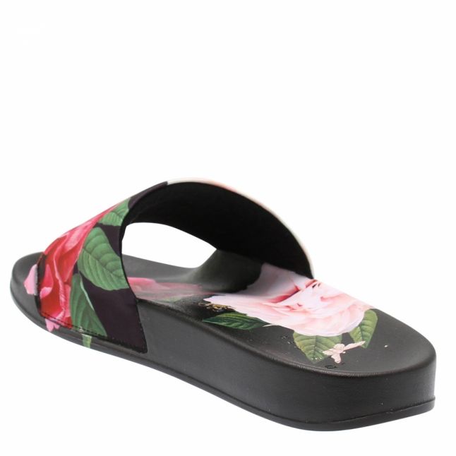 Womens Magnificent Black Avelini Printed Slides