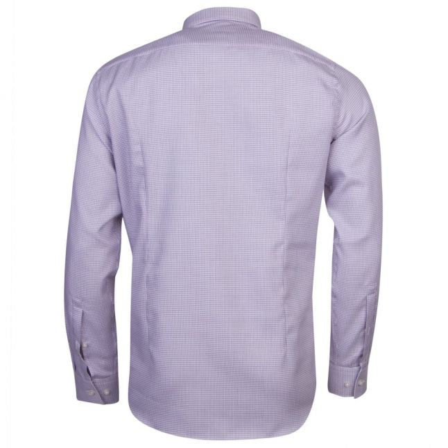 Mens Bright Purple C-Jenno Slim L/s Shirt