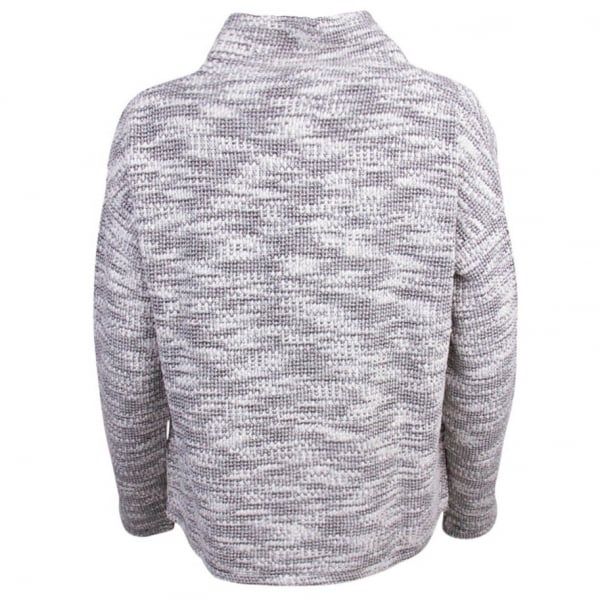 Womens Open Grey Tarturtle Knitted Jumper