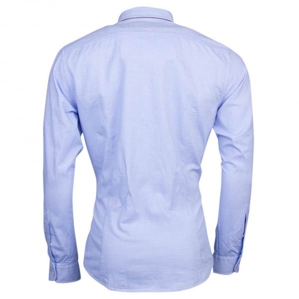 Mens Open Blue Epop Slim Fit L/s Shirt