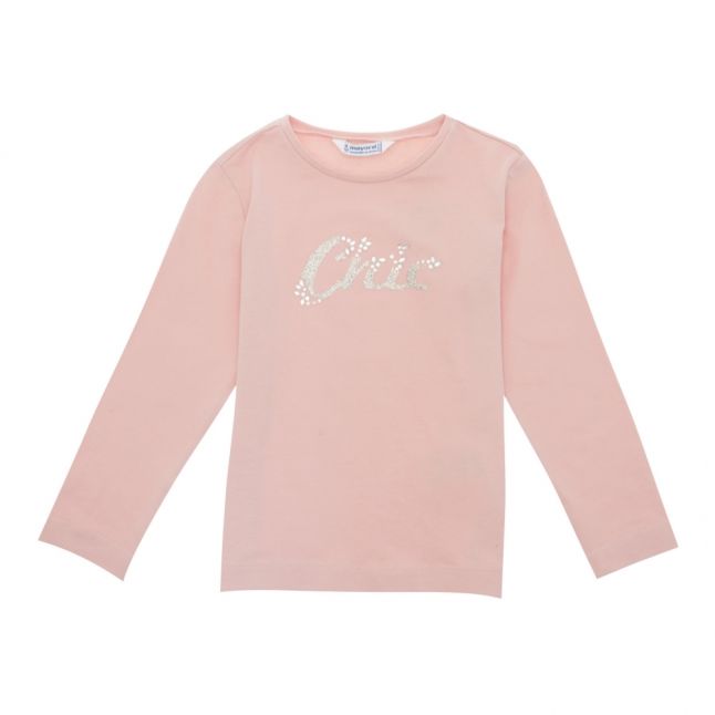 Girls Nude Pink Chic L/s T Shirt