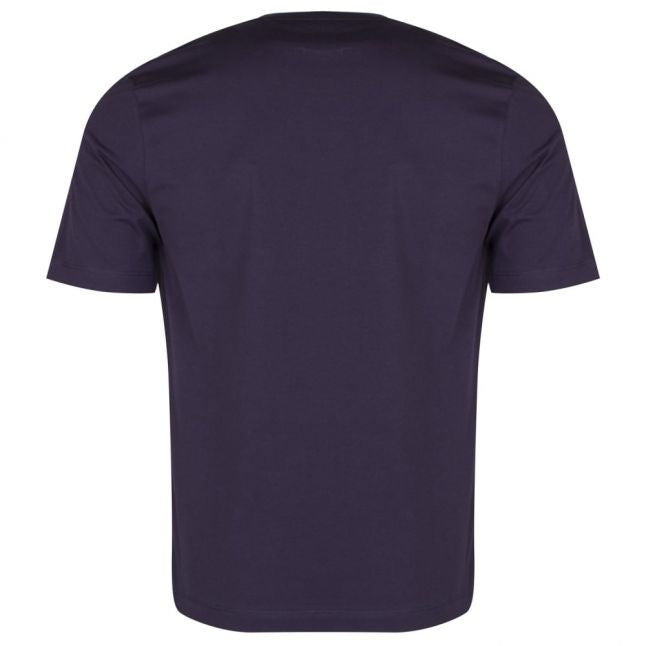 Mens Blue Big Logo Reg S/s T Shirt