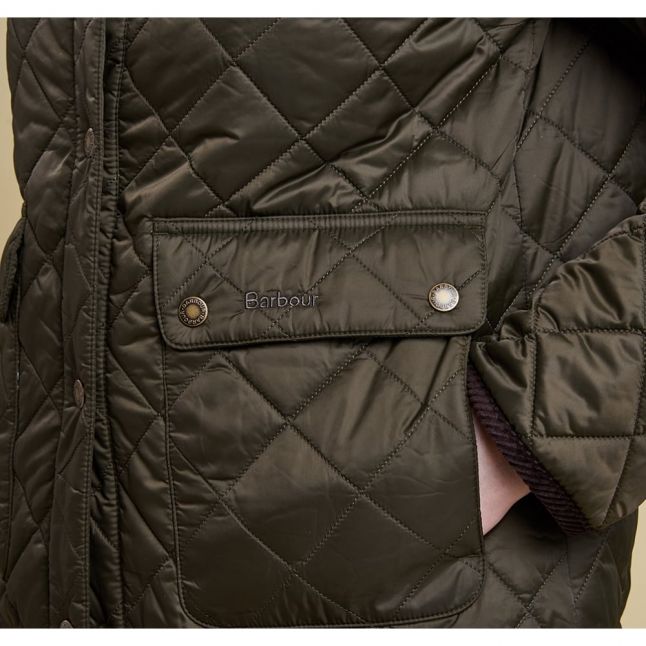 Heritage Womens Olive Niddd Quilted Jacket