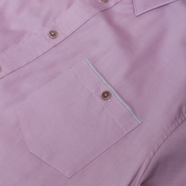 Mens Pink Wallabi Oxford S/s Shirt