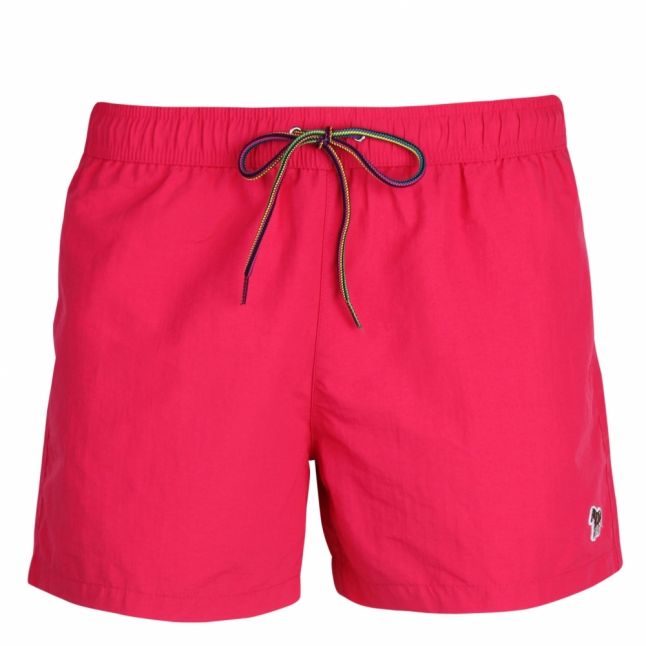 Mens Fuschia Classic Zebra Swim Shorts