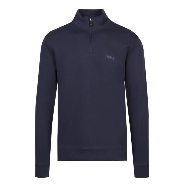 Athleisure Mens Navy Sweat X Half Zip Sweat Top