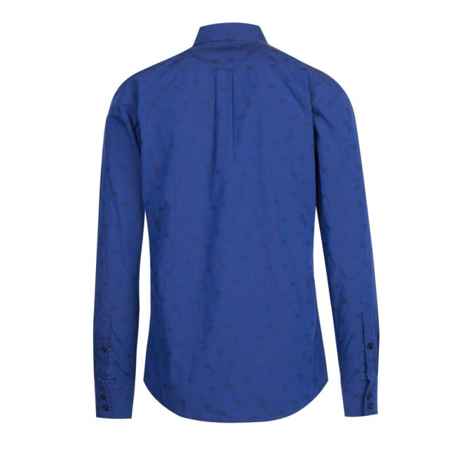 Casual Mens Dark Blue Mabsoot L/s Shirt