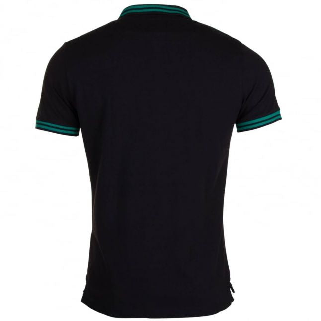 Mens Black T-Randy S/s Polo Shirt