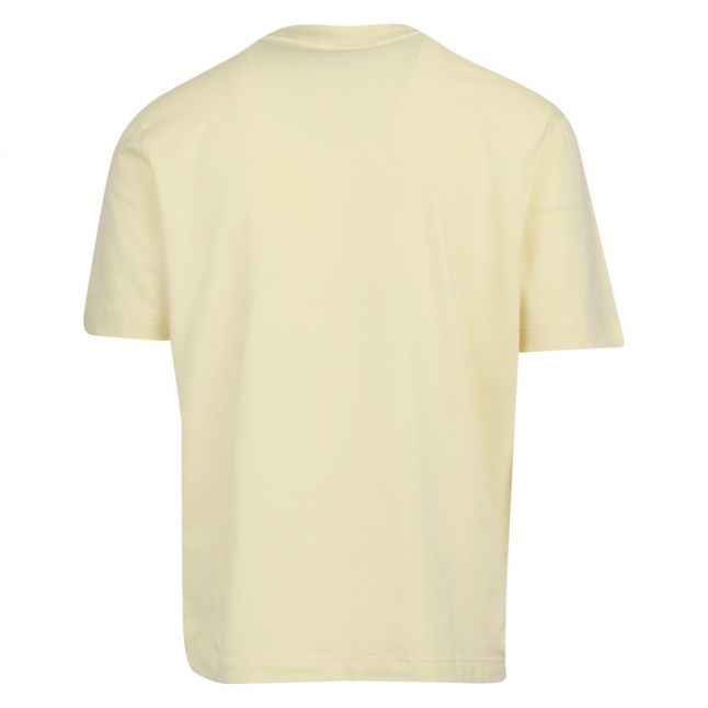 Casual Mens Pale Yellow Tchup Centre Logo S/s T Shirt