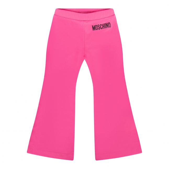 Girls Moschino Fuchsia Flare Trousers