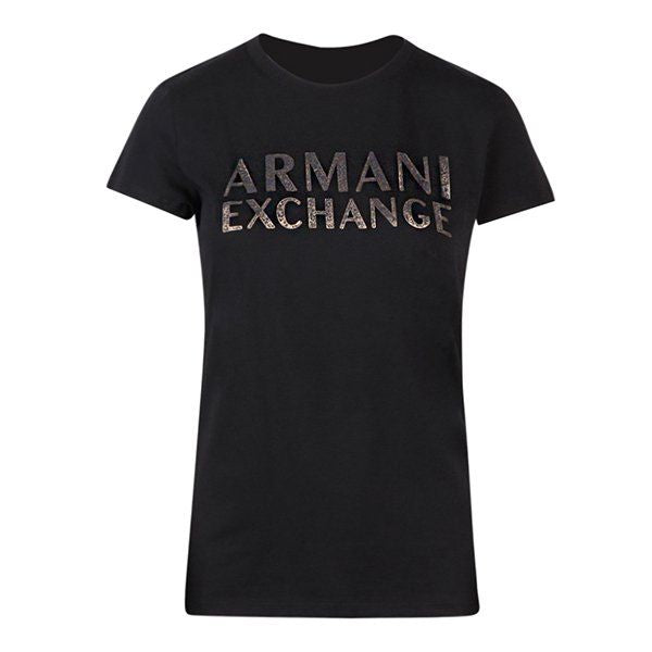 Womens Black S/s T Shirt