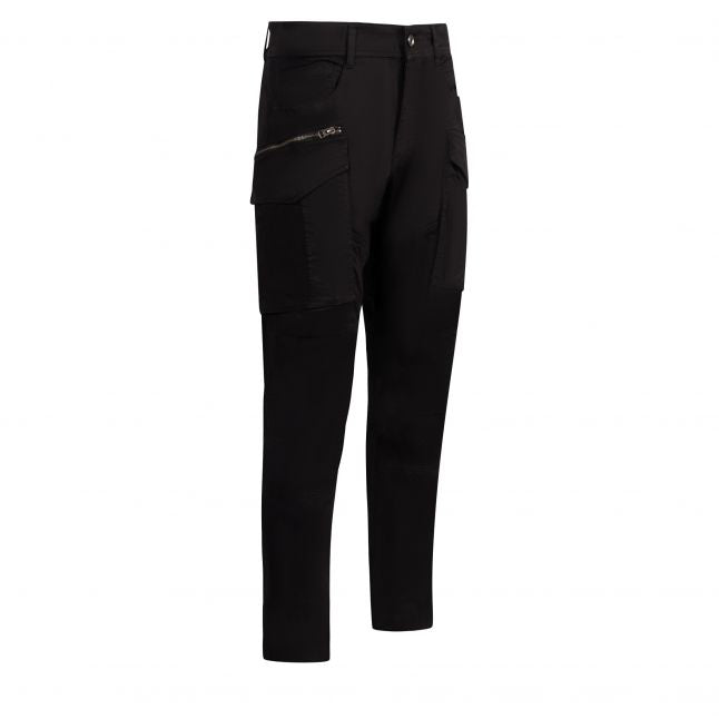 Mens Black Joe Cargo Pants