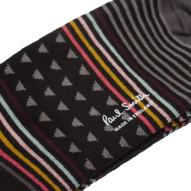 Mens Black Jack Stripe Socks