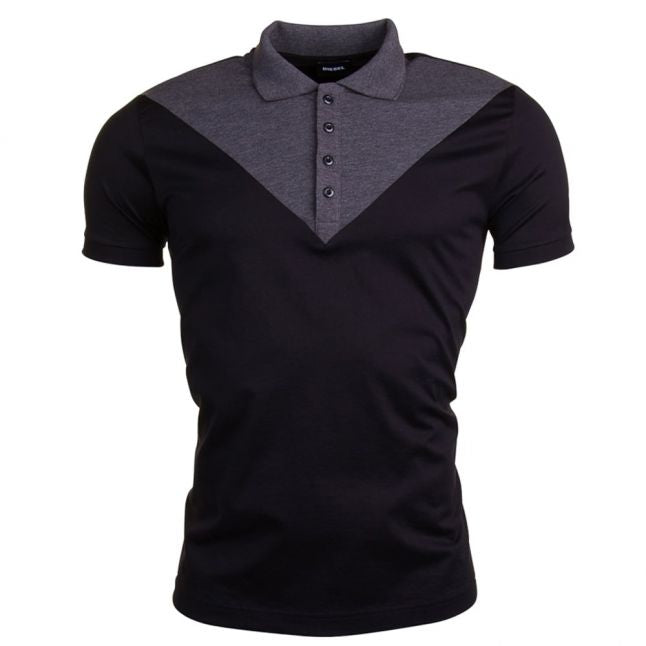 Mens Black T-Boy S/s Polo Shirt