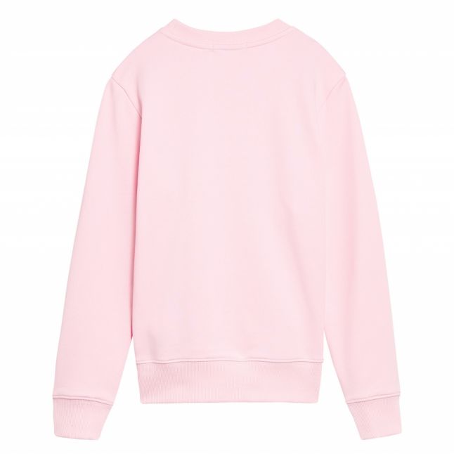 Girls Chalk Pink Monogram Logo Sweat Top