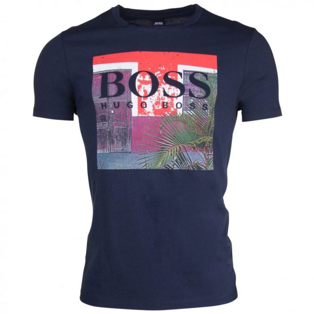 Casual Mens Dark Blue Tux 1 S/s T Shirt