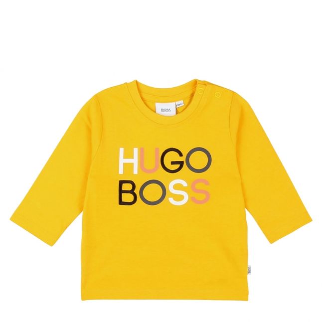 Toddler Yellow Colour Logo L/s T Shirt