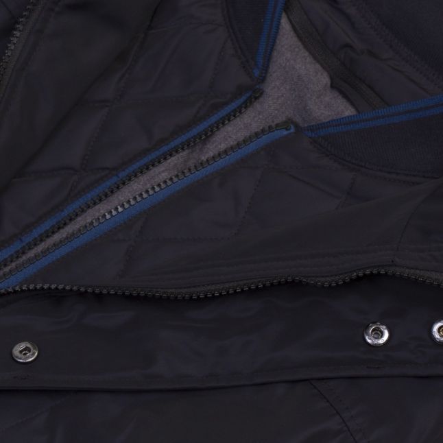 Mens Navy Oka Nylon Field Jacket