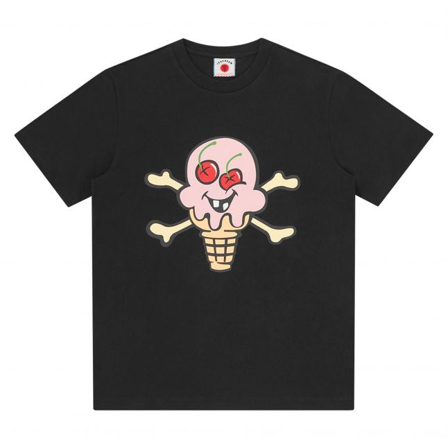 Mens Black Cones + Bones S/s T Shirt