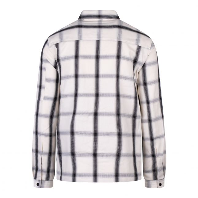 Mens Off White Emmond Check Zip Overshirt