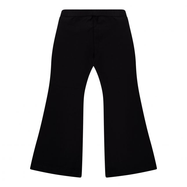 Girls Black Flare Trousers