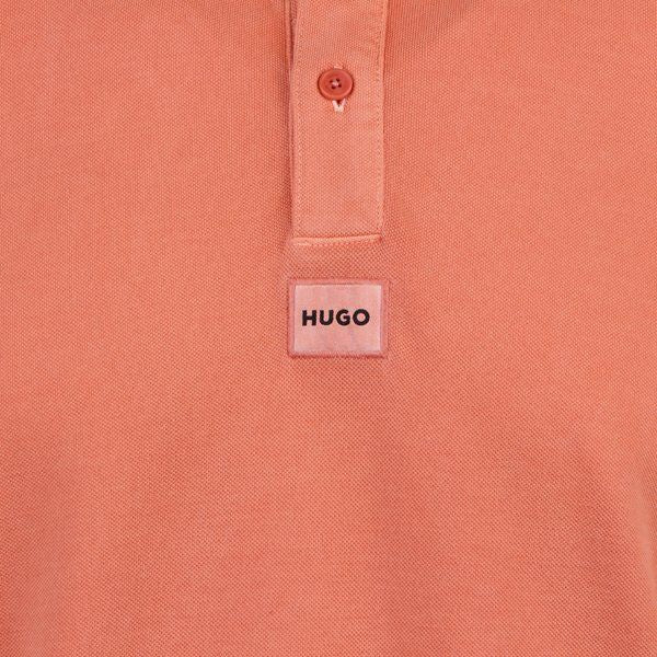 Mens HUGO Open Orange Danoe S/s Polo