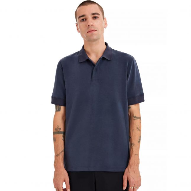 Mens Navy Roydon Soft S/s Polo