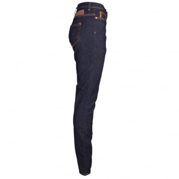 Womens Blue Denim Skinny Jeans