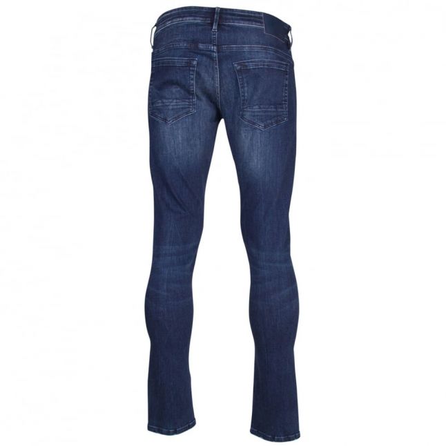 Casual Mens Blue Wash Orange72 Skinny Jeans