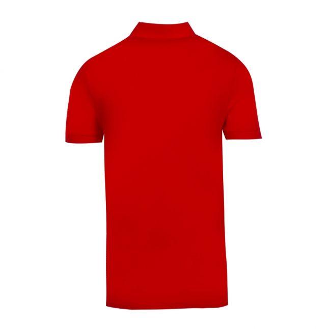 Casual Mens Bright Red Passenger Slim Fit S/s Polo Shirt