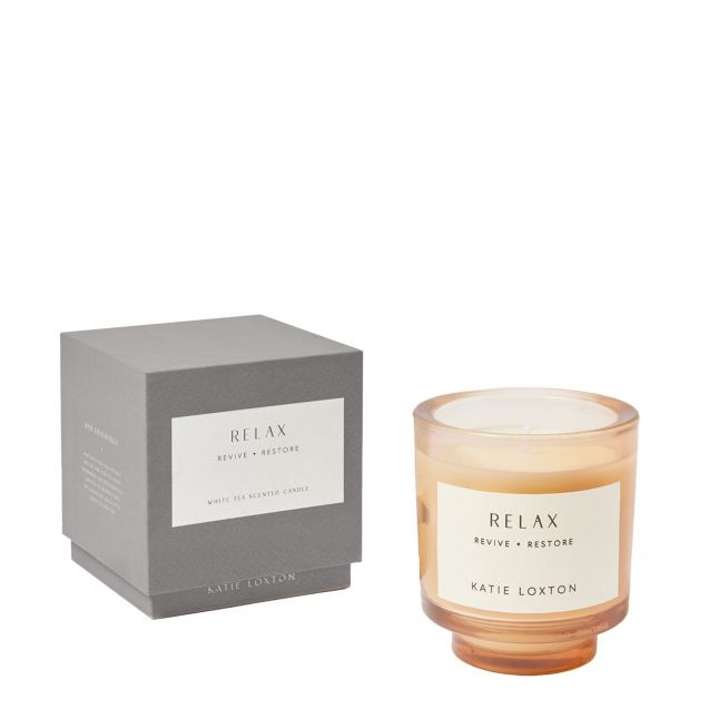 Womens Katie Loxton English Pear/White Tea Relax Candle