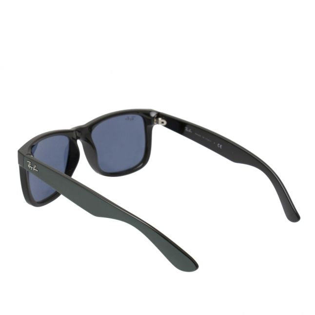 Mens Green Metallic On Black RB4165 Justin Sunglasses