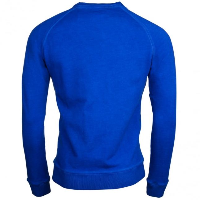 Orange Mens Medium Blue Welan Crew Sweat Top