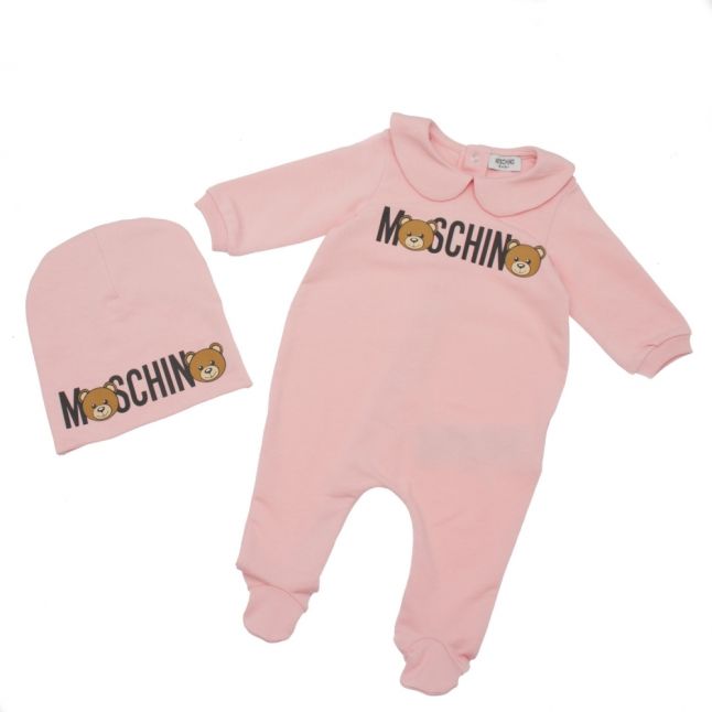 Girls Sugar Rose Babygrow & Hat Gift Set