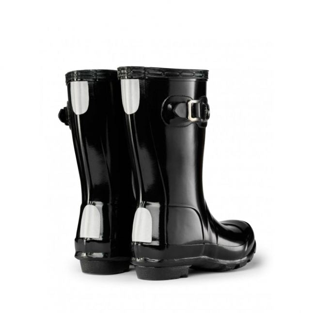 Kids Black Original Gloss Wellington Boots (7-5)