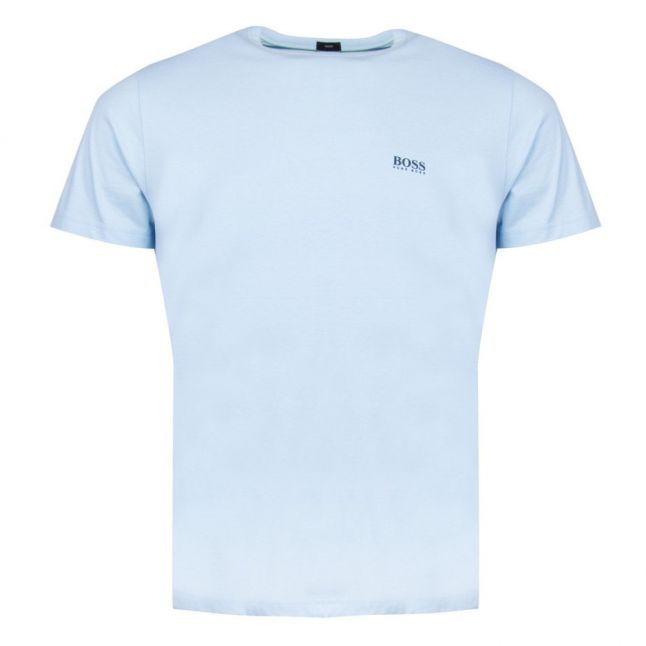 Athleisure Mens Blue Tee Small Logo S/s T Shirt