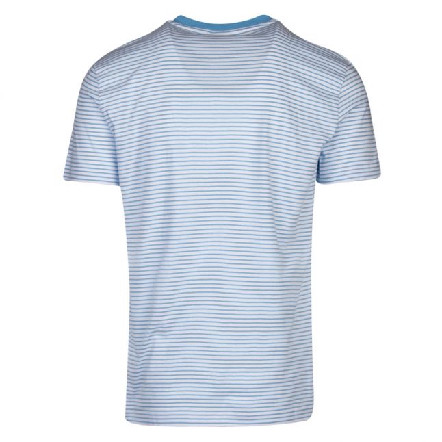 Mens Norse Blue Basic Stripe S/s T Shirt