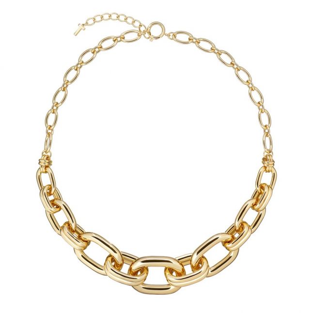 Womens Gold Bowraa Nautical Chain Necklace