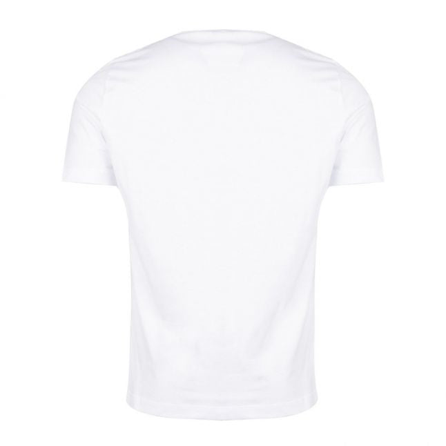 Mens Optical White Chest Logo Milan Slim S/s T Shirt