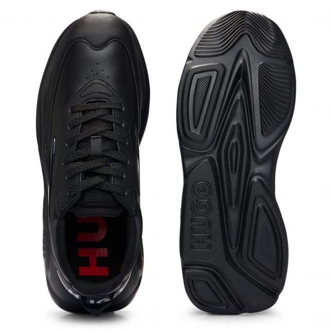 Mens Black Leon_Runn Trainers