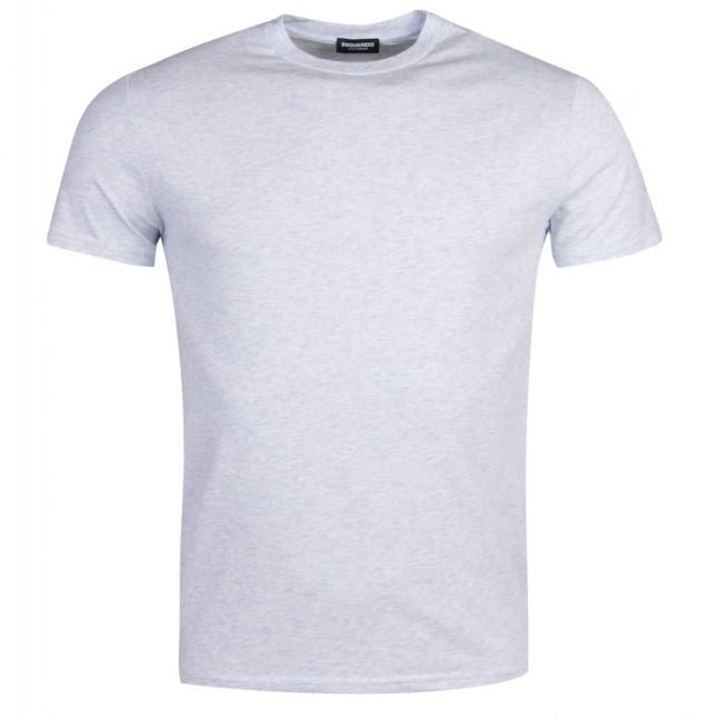 Mens Pale Blue Back Neck Logo S/s T Shirt