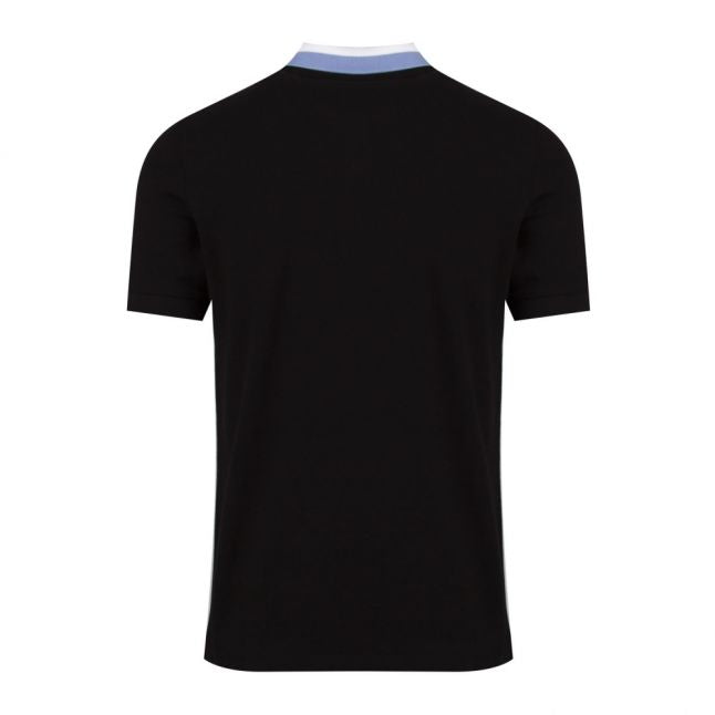 Mens Black/Blue Ampere S/s Polo Shirt