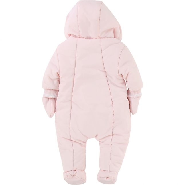 Baby Pink Branded Snowsuit