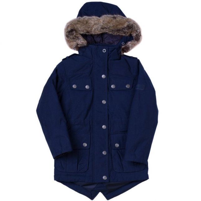 Girls Navy Impeller Jacket