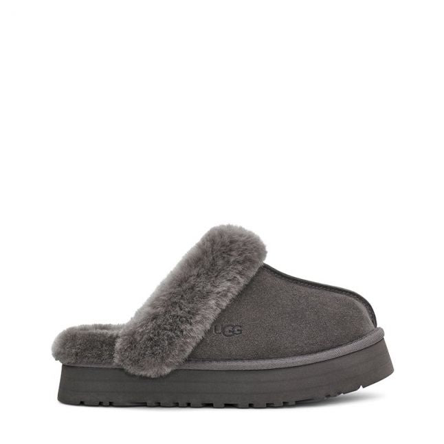 Womens UGG Charcoal Disquette Slippers