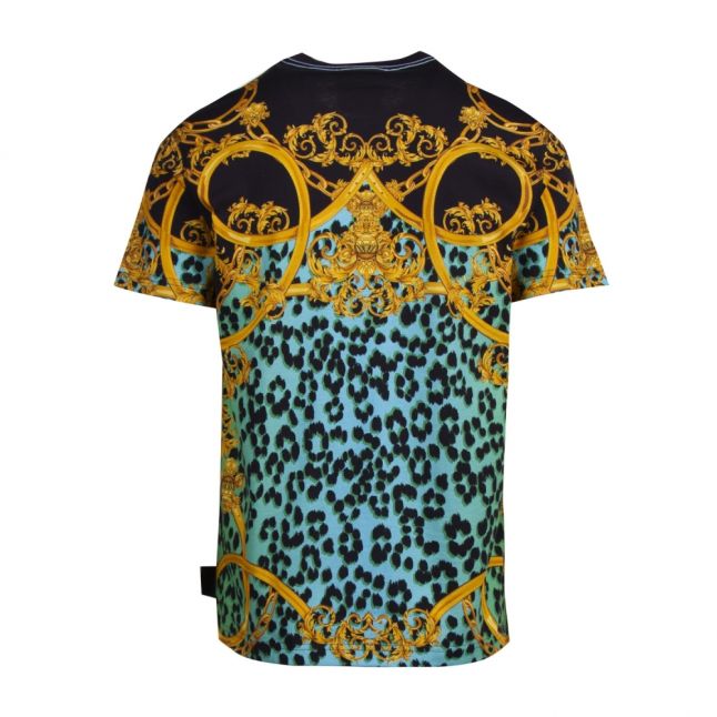 Mens Pure Mint Baroque Animal Print S/s T Shirt